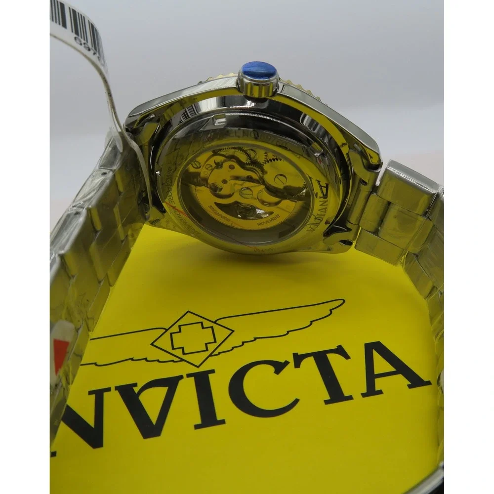 Invicta Objet D Art Glyph Automatic Men's Watch w/ Skeleton Dial - 43mm Two Tone